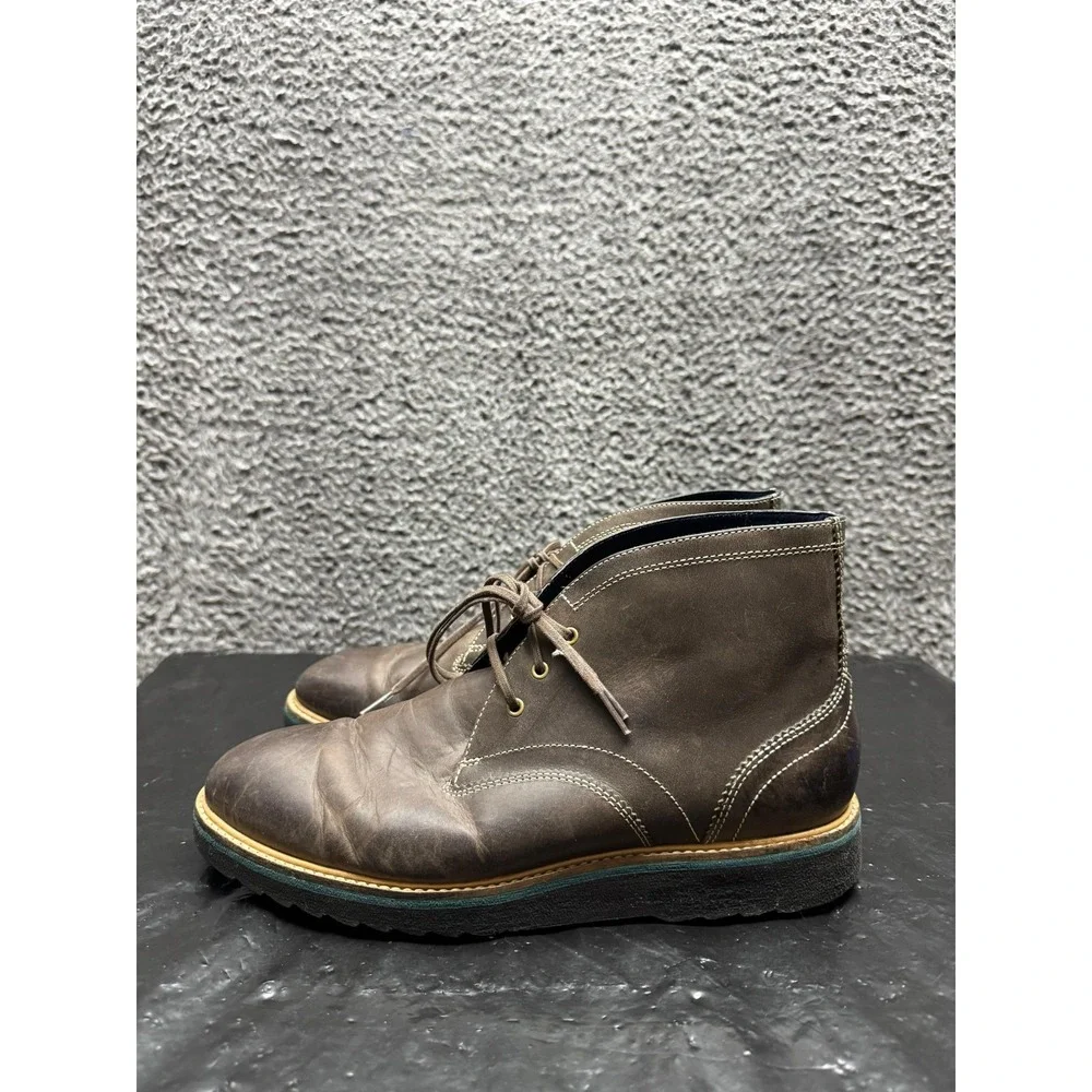 Cole Haan Air Morris Leather Lace Up Chukka‎ Ankle Boots Brown Mens Size 9.5M